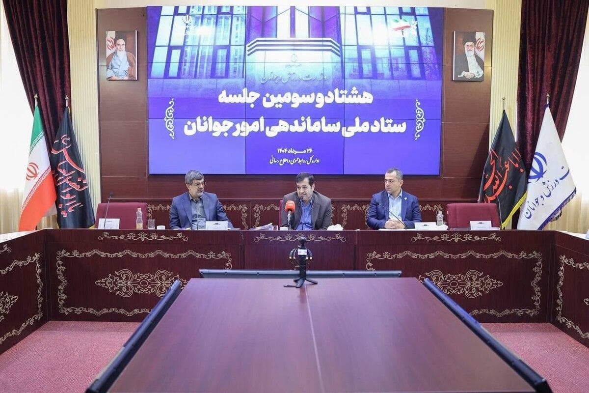 برگزاری هشتاد و سومین جلسه ستاد ساماندهی امور جوانان با حضور وزیر ورزش و جوانان