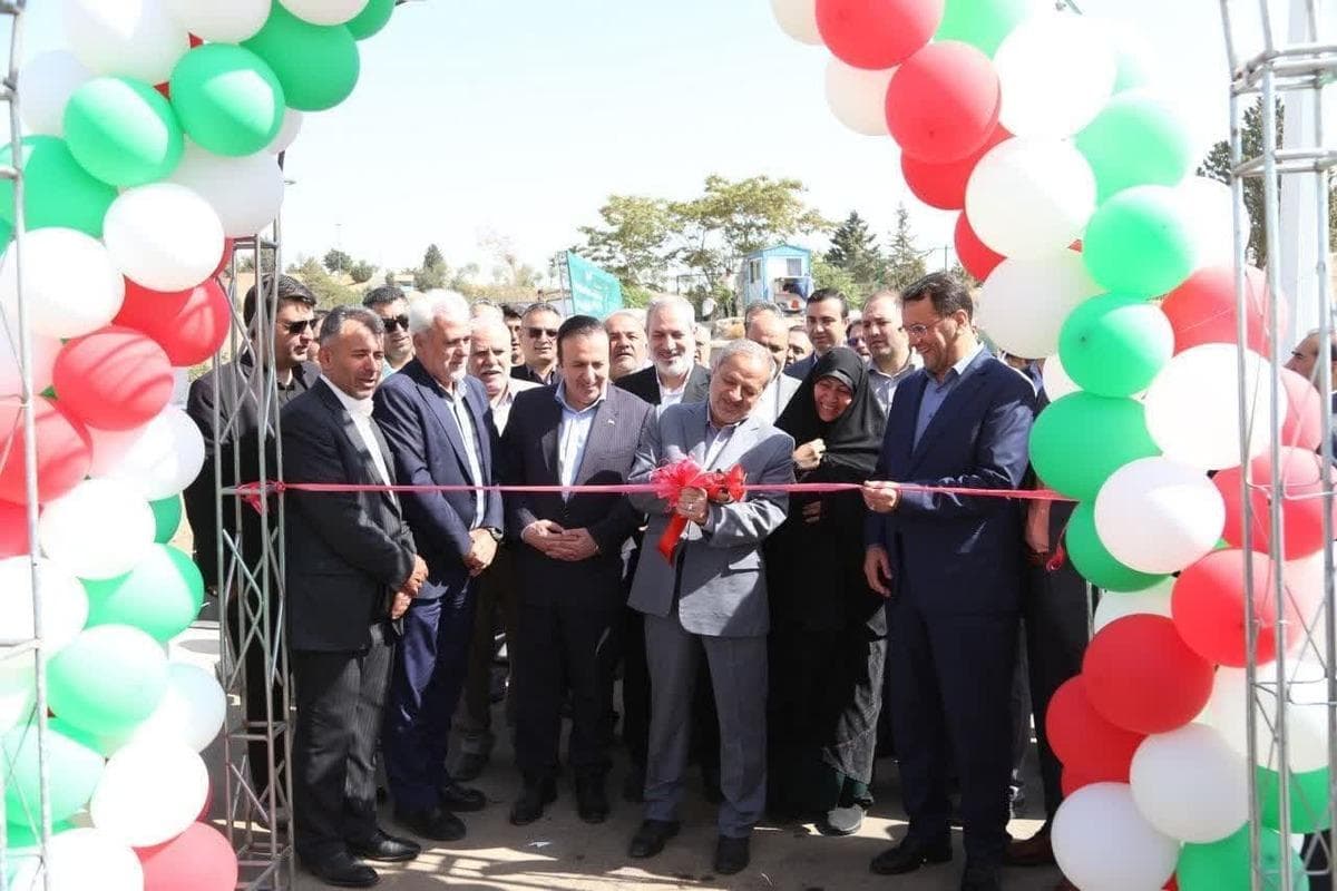 دریاچه شهدای غواص بوستان باراجین قزوین افتتاح شد