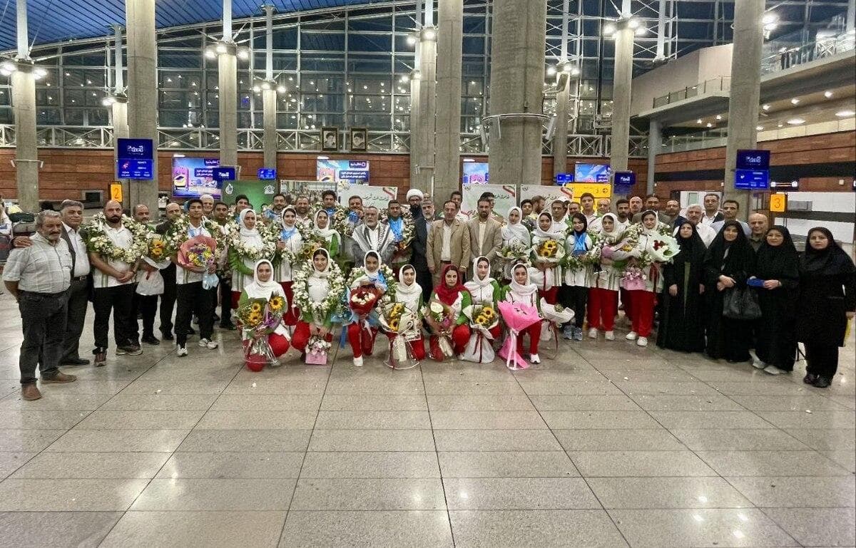 بازگشت کاروان تیراندازی ایران از قهرمانی آسیا با ۱۷ مدال