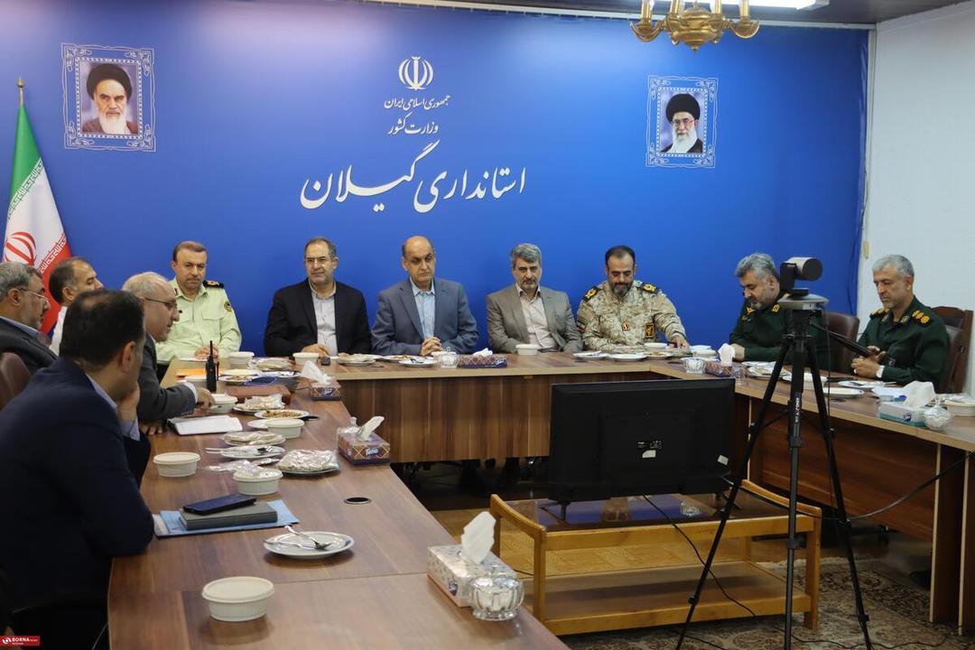 جلسه هماهنگی اختتامیه دومین کنگره ۸۰۰۰ شهید گیلان باحضور استاندار
