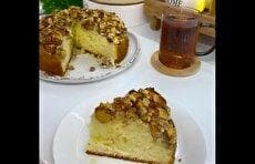 طرز تهیه کیک سیب و دارچین گردو با بافت نرم و طعم بی‌نظیر (فیلم)