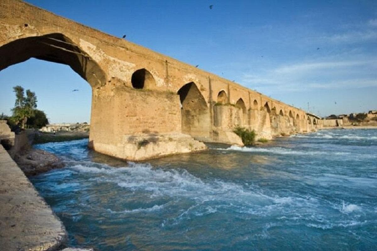 پل دزفول، ۱۸۹۵ میلادی (عکس)