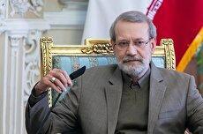 دیدار لاریجانی با رئیس جمهور عراق (فیلم)