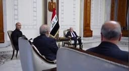 دیدار لاریجانی با رئیس‌جمهور عراق