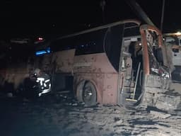حادثه مرگبار انحراف اتوبوس در مسیر بصره–شلمچه؛ ۴ کشته و ۵۷ مصدوم