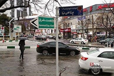 تداوم وزش باد در غرب و جنوب و رگبار باران در نیمه شمالی