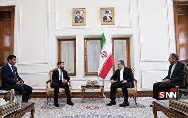 دیدار واهان گوستانیان معاون وزیر امور خارجه ارمنستان با سید عباس عراقچی