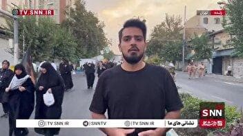 شروع پیاده روی جاماندگان اربعین به سمت حرم حضرت عبد العظیم حسنی