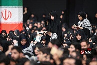 یاد مرحوم استاد فرشچیان در مراسم عزاداری هیئت‌های دانشجویی در حسینیه امام خمینی(ره) + فیلم