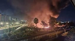انفجار در منطقه المزه دمشق