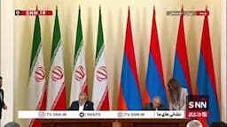 امضای اسناد همکاری بین رییس جمهور ایران و نخست وزیر ارمنستان