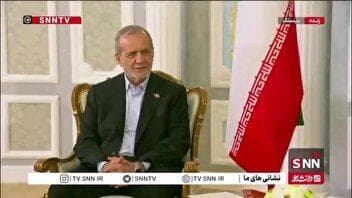 پزشکیان: زودتر از این می‌خواستیم خدمت برسیم ولی به خاطر گرفتاری‌ها با یک تاخیری آمدیم