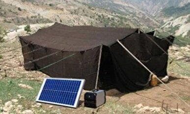 توزیع پنل خورشیدی در بین عشایر استان بوشهر