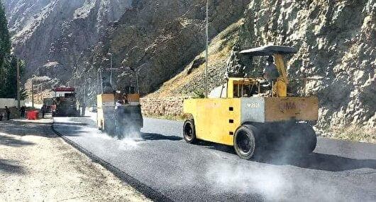 کیلومتر از محور کرج ـ کندوان زیر پوشش آسفالت می‌رود