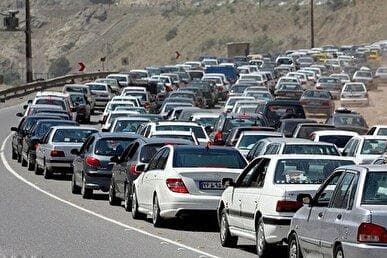 ترافیک سنگین در مسیر‌های منتهی به مشهد و محور‌های شمالی