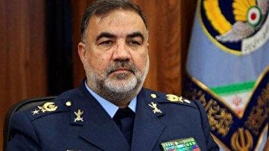 بازدید فرمانده نهاجا از پایگاه هوایی برادران شهید دل حامد