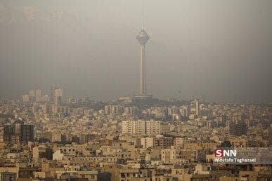 وضعیت هوای تهران نارنجی؛ افزایش شاخص آلودگی هوا