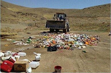معدم‌سازی ۴۵۹ کیلوگرم مواد غذایی فاسد در پنج‌ماهه نخست سال