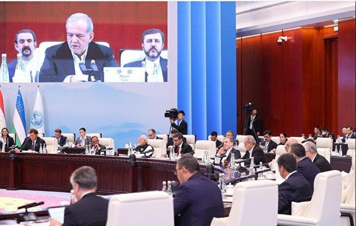 پزشکیان: سازمان شانگهای در راستای ایجاد جهانی صلح‌آمیزتر و نیز مهیاتر برای همکاری‌های اقتصادی گام بردارد