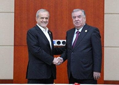 پزشکیان با رئیس‌جمهور تاجیکستان دیدار کرد