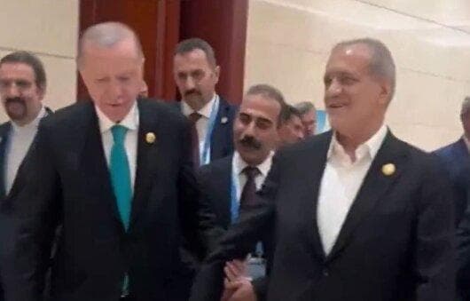 گفت‌وگوی صمیمانه روسای جمهور ایران و ترکیه در چین