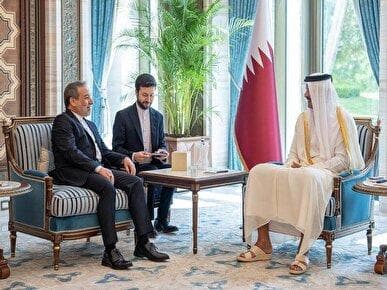 پیام شفاهی رئیس‌جمهور ایران به امیر قطر منتقل شد
