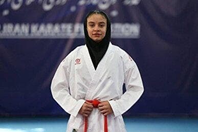 نشان طلا پیکار‌ نوجوانان آسیا برگردن کاراته‌کار استان قزوین
