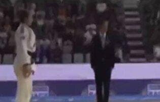 جودوکار فرانسوی به رقیب اسرائیلی پشت کرد