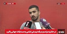 یزدانی: قول مدال طلا را می‌دهم + فیلم