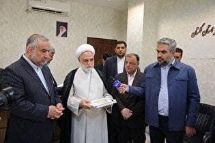 بازدید رئیس قوه قضائيه از دادسرای مرکز استان گلستان+فیلم