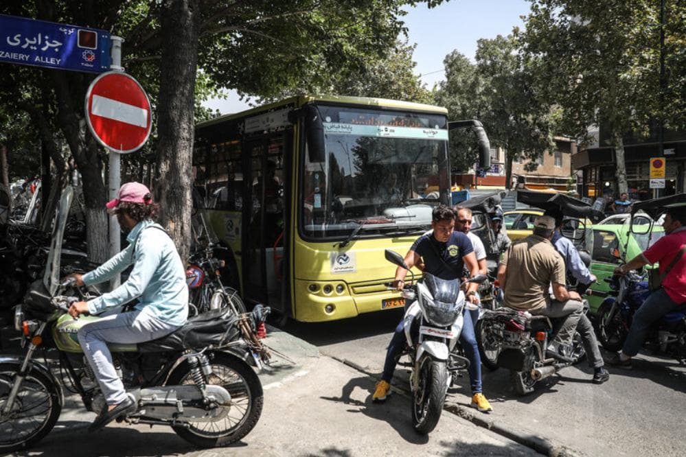 تهران در تسخیر موتورسواران بی‌ضابطه