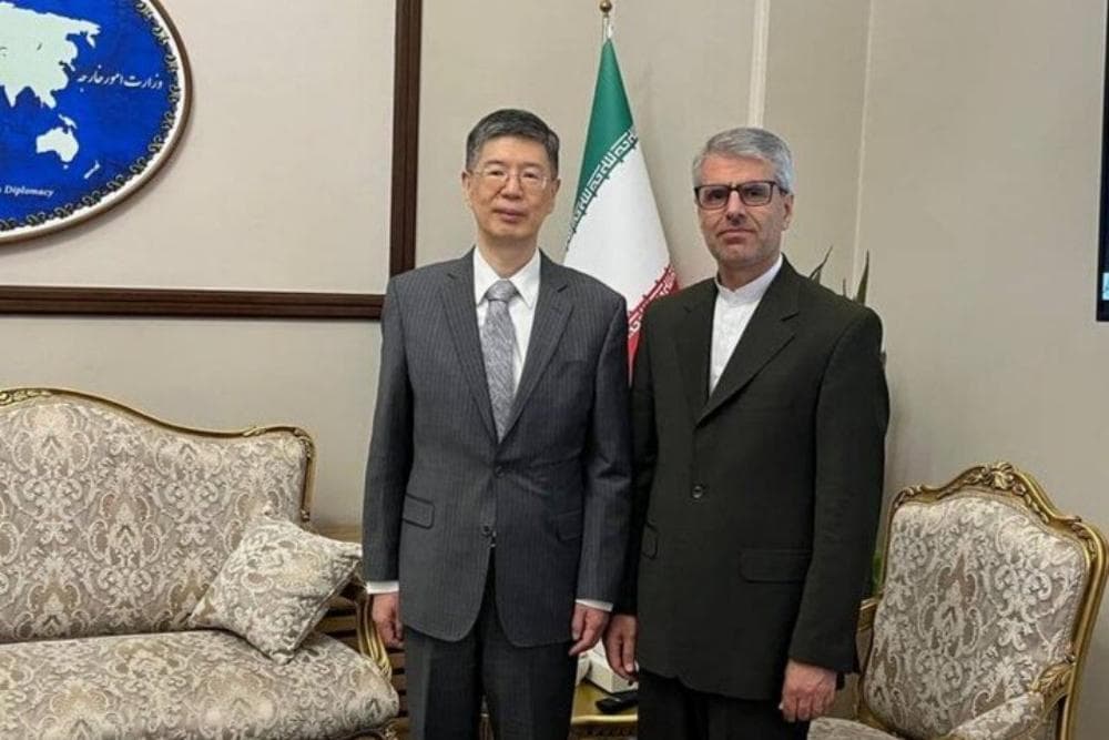 دیدار بقایی با سفیر چین در ایران