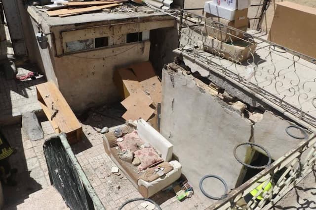 انفجار و حریق در کارگاه خیاطی در مشهد