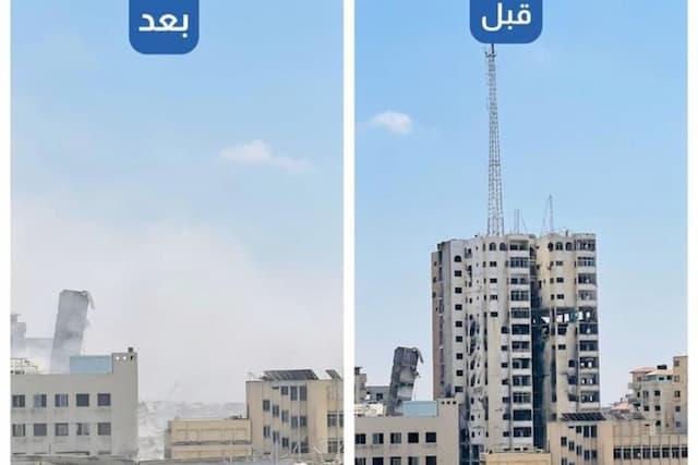 حملات اسرائیل به غزه/ شهادت 21 نفر دیگر/تخریب کامل برج مسکونی «السوسی»