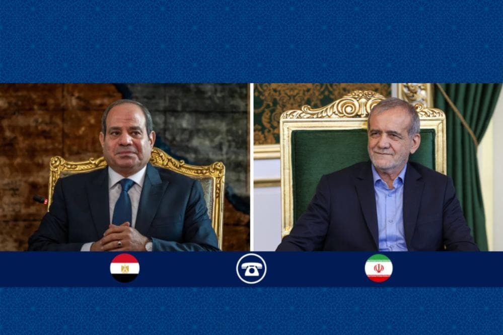 گفت‌وگوی پزشکیان و رئیس جمهور مصر