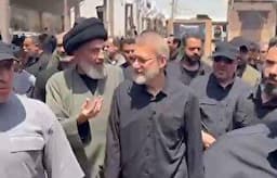 حضور لاریجانی در مسیر اربعین