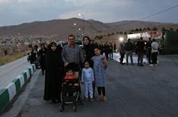 تپه نورالشهدای شهرکرد پذیرای جاماندگان اربعین حسینی شد