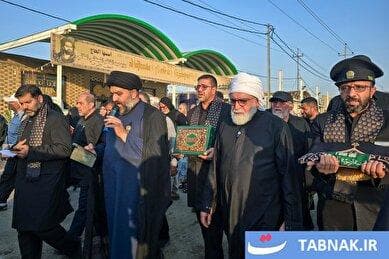 حضور تولیت آستان قدس رضوی در مسیر پیاده‌روی اربعین حسینی