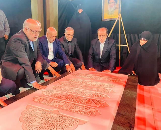 حضور هیأت پارلمانی ایران بر مزار شهید والامقام سید حسن نصرالله