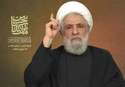 سخنرانی قاطع شیخ نعیم قاسم بر فضای مذاکرات لبنان و آمریکا؛ تاکید بیروت بر فشار به اسرائیل