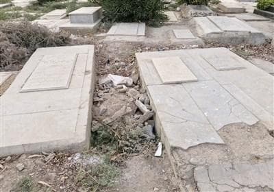 وضعیت نابه‌سامان آرامستان امامزاده عقیل(ع)/ از قیمت نجومی قبور تا رنج مردم + فیلم