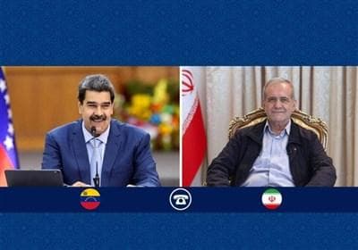 تاکید پزشکیان بر حمایت از ونزوئلا در گفتگو با مادورو