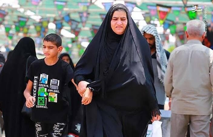 عکس/ تردد زائران اربعین حسینی از مرز شلمچه