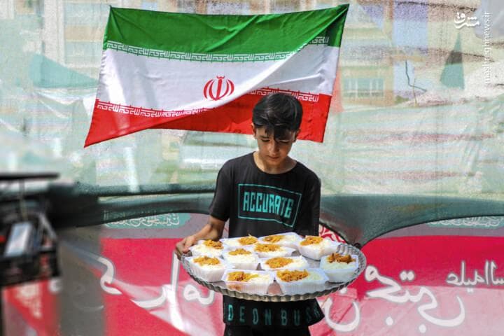 عکس/ خدمت‌رسانی موکب‌های همدان به زائران