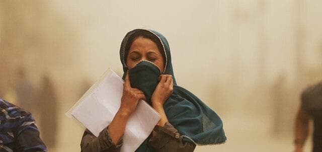 هشدار نارنجی برای شرق کشور/ وقوع طوفان گرد و خاک