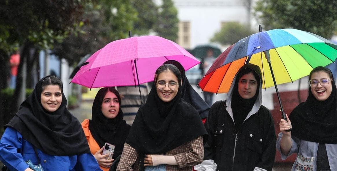 هواشناسی ۱۴۰۴/۰۶/۰۷/بارش پراکنده باران در استان‌های شمالی