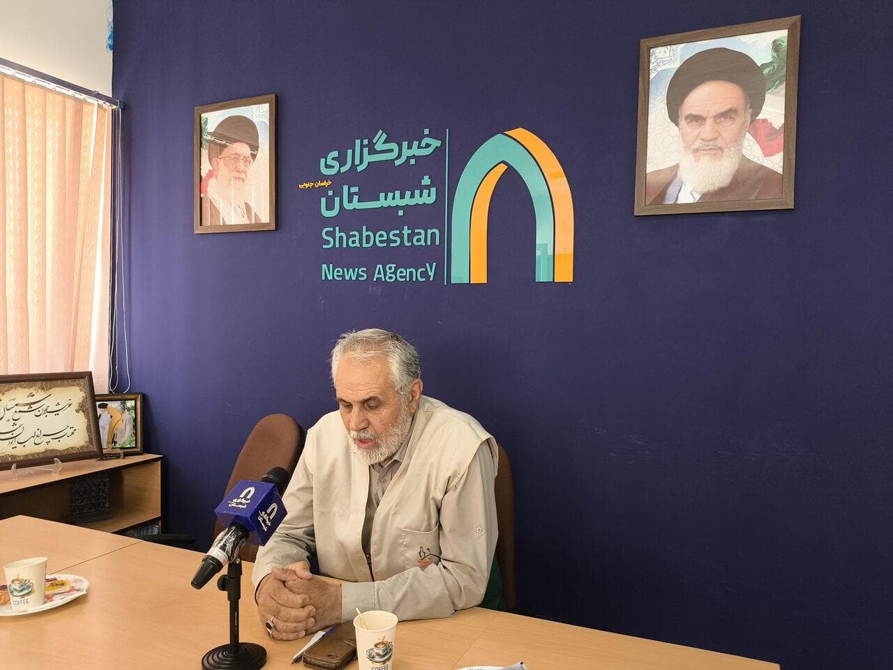 حضور مدیر کانون‌های خدمت رضوی خراسان‌ جنوبی در خبرگزاری شبستان
