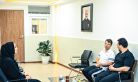 نشست مینو مداح با پژمان درستکار و حسن رنگرز
