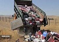 کشف و معدوم سازی بیش از ۱۰۰ میلیارد ریال انواع مشروبات الکلی در سقز