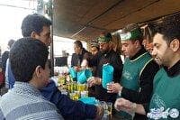 خدمات رسانی مردم چهارمحال و بختیاری به زائران حسینی